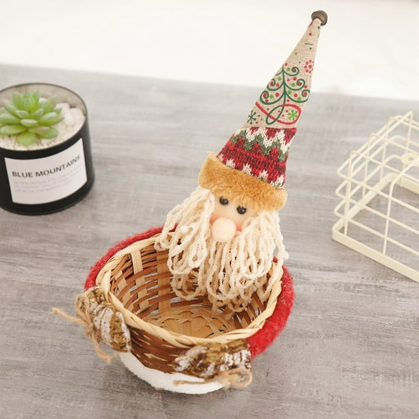 Baby Xmas Gift Candy Storage Basket Decoration Baskets Decor Merry Christmas AR Baby Xmas Gift Candy Storage Basket Decoration Baskets Decor Merry Christmas AR
